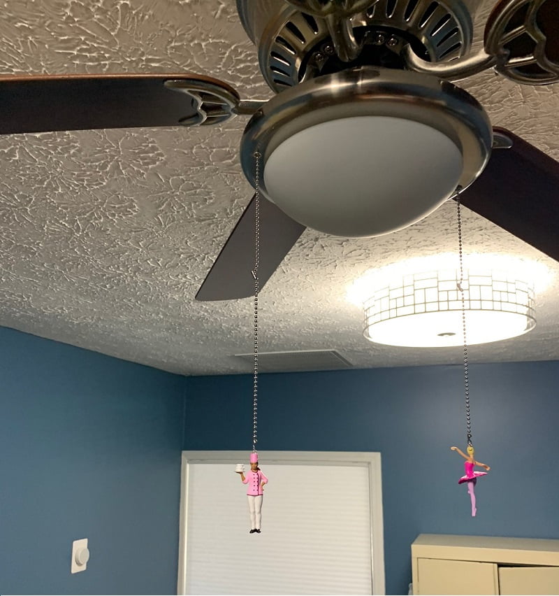 Bakery Pastry Chef With Pink Hat And Jacket Holding A Wedding Cake Ceiling Light Fan Pull Chain Com Bakery Pastry Chef With Pink Hat And, How Hard Is It To Install A Ceiling Fan Reddit