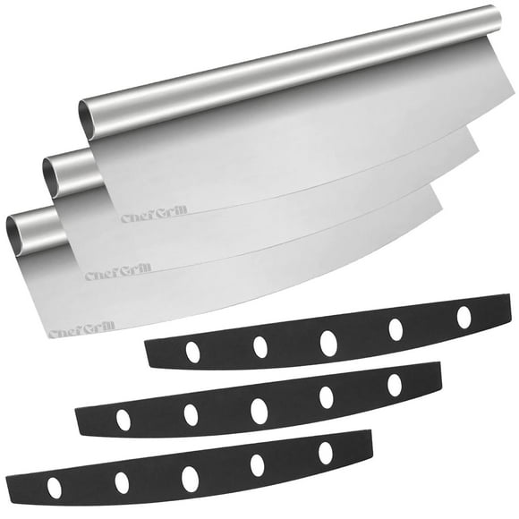 Cortadores y Utensilios para Chef PizzaNox 3 Pzas 30cm Acero Inoxidable Cortador.