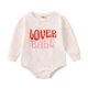 thumbnail image 1 of Gibobby Mamelucos para bebe niña Bebé recién nacido Bebé Unisex Algodón Otoño Día de San Valentín Manga larga Sudadera Ropa(Blanco, 18-24 Meses), 1 of 5