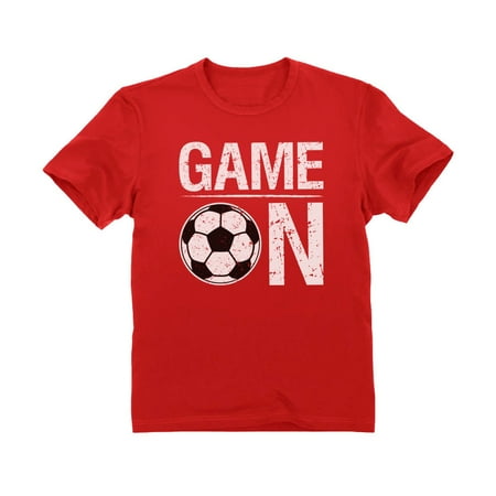 Tstars Soccer Toddler T-shirt - Ideal Birthday Gift for Young Soccer Enthusiasts - Boys Sporty Tee - Game On Soccer Fan Gear - Toddler's Comfortable & Durable Sportswear