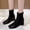 Black, variant on Work Boots For Women Pumps Mid Heel As Show Zip-Up Women'S Ankle Boots & Booties Black 40(US:7.5)