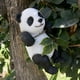 thumbnail image 3 of Estatua de panda, estatuilla de resina, escultura de animal colgante para patio, jardín, balcón, 3 of 4