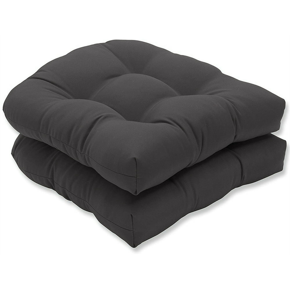 (Set of 2) 2.67" Thickness Outdoor & Indoor Seat Cushion 19"L x 19"W, U