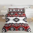 thumbnail image 2 of Manfei Western Retro Aztec Full Size Comforter Sets, Bohemian Hippie Geometry Bedding Comforter Set, Teens Kids Adult Reversible Bedding Sets, Ultra Soft Home Decor, 3 Pieces, 2 of 8