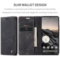thumbnail image 2 of Funda para Google Pixel 9a, funda de cuero tipo billetera, diseño clásico con ranura para tarjetas y cierre magnético, funda protectora a prueba de golpes, duradera y plegable para Google Pixel 9a, 2 of 9