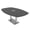 Asian Night w/Silver Base with Electric, variant on 7 Foot Arc Boat Conference Table With Square Metal Base Power And Data