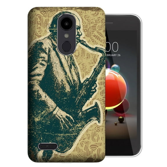 MUNDAZE LG Stylo 5 Vintage Jazz Design Phone Case Cover