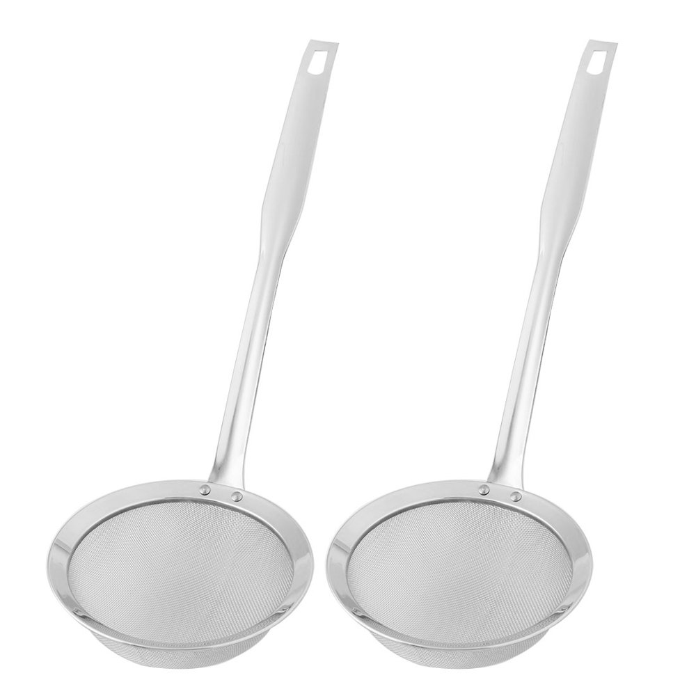 Kitchen Stainless Steel Food Noodles Dumpling Mesh Ladle Strainer