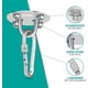 thumbnail image 1 of Gancho de techo MACHAO acero inoxidable 400 kg soporte para colgar, 1 of 5