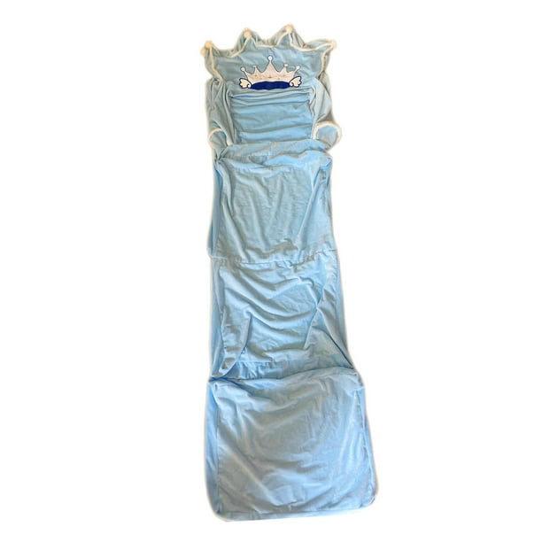 Funda de sofá plegable con dibujos animados para niños, funda de asiento abatible para sofá cama, color azul