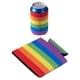 thumbnail image 4 of Manga enfriadora de latas,Funda para enfriador de latas Rainbow reutilizable,Bebida aislante de taza de botella premium para exteriores,Suministros para fiestas con aislamiento de 13cmx10cm, 4 of 8