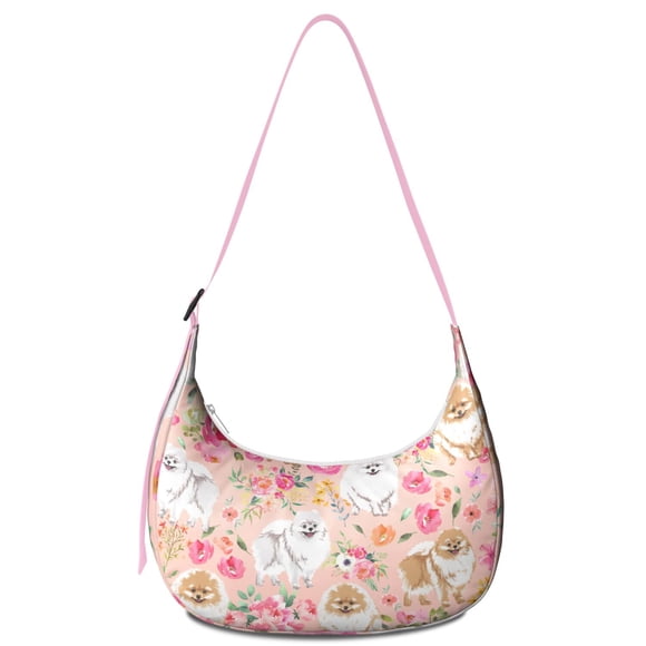 Artistic Dog Print Crossbody Purse – Vintage Canine Design, Adjustable Strap, Perfect for Dog Lovers and Animal Enthusiasts