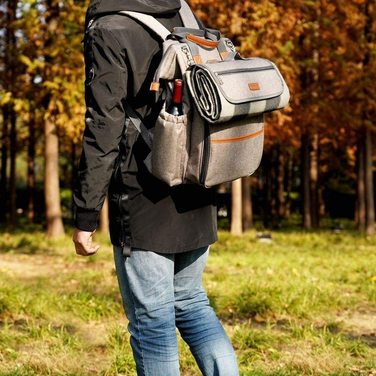 Vonshef ash picnic backpack for 4 best sale