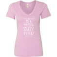 thumbnail image 3 of Inktastic We Will Serve the Lord Bible Verse Women's V-Neck T-Shirt, 3 of 5