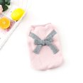 thumbnail image 3 of Suéter para perros con lazo Suéter para perros pequeños Abrigo de punto para perros Suéteres de punto para gatos para Chihuahua Yorkshire Ropa de Navidad (Rosa, M) Zefei Wu  9024735034858, 3 of 5