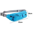 thumbnail image 2 of Outdoor travel waist bag, simple and fashionable multi-functional storage bag-sky blue, 2 of 5