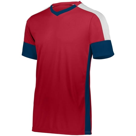 High Five XL Wembley Soccer Jersey Scarlet/Navy/White 322930