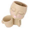 thumbnail image 1 of Face Planter Pot, Face Planter Drainage Hole  for Garden, 1 of 7
