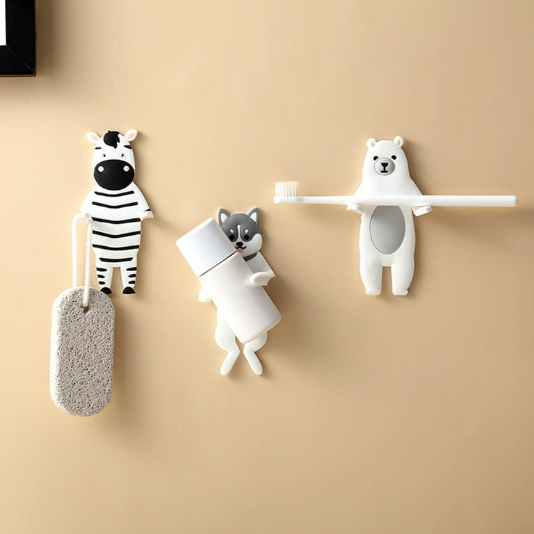 Farfi Wall-mounted Hanger Hook Freely Curved Animal Shape Lovely
