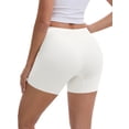 thumbnail image 2 of DARING DIVA Women's Seamless Tummy Control Half Slip Shorts XXL White, 2 of 6