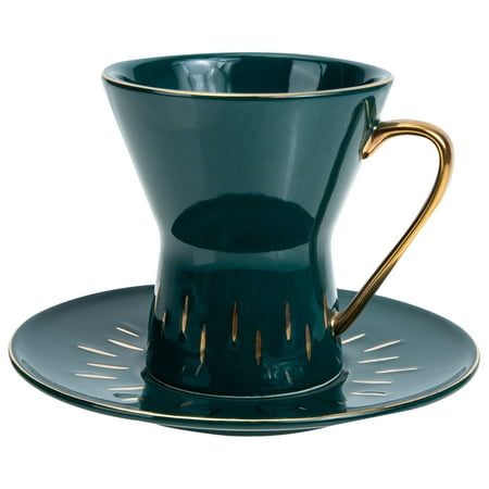 

1 Set of Coffee Mug with Saucer Ceramic Coffee Cup Japanese Style Coffee Mug Ceramic Tea Cup