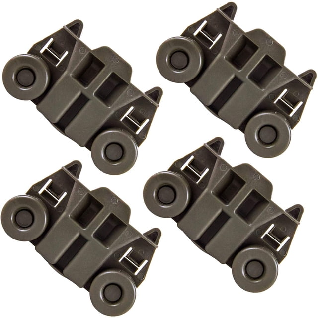 W10195417 UPGRADED Dishwasher Wheels Lower Rack for kenmore whirlpool KitchenAid Dishwasher Wheels Replaces Dish Rack Part Numbers