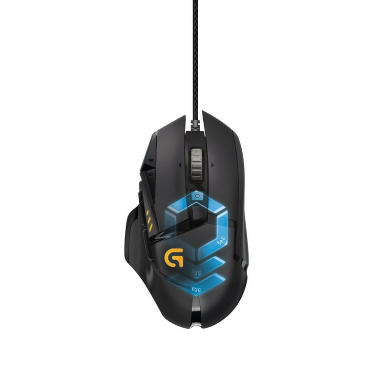 Logitech G502 Proteus Core Tunable Gaming Mouse With Weight and Balance  Tuning for sale online