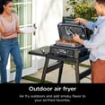 thumbnail image 4 of Ninja OG951 Woodfire Pro Connect Premium XL Outdoor Grill & Smoker, Bluetooth, App Enabled, 7-in-1 Master Grill, BBQ Smoker, Outdoor Air Fryer, Woodfire Technology, 2 Built-In Thermometers, Black, 4 of 5