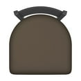 thumbnail image 3 of XL 410 Jackie 25" Swivel Counter Stool with Pewter Finish and Canter Earth Seat, 3 of 4