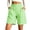 Mint Green, variant on Women's Bermuda Shorts High Waisted Casual Plaid Loose Fit Summer Beach Vacation Shorts with Pockets