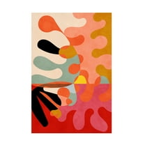 Trademark Fine Art Ana Rut Bre Warm Colors Bauhaus Geometry5 Canvas Wall Art