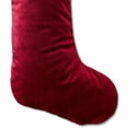 thumbnail image 3 of Red Ruffle Christmas Stocking, 20 Inch Large Holiday Stocking with Elegant Cuff, Classic Mantel Hanging Decoration for Christmas Gifts, 3 of 5