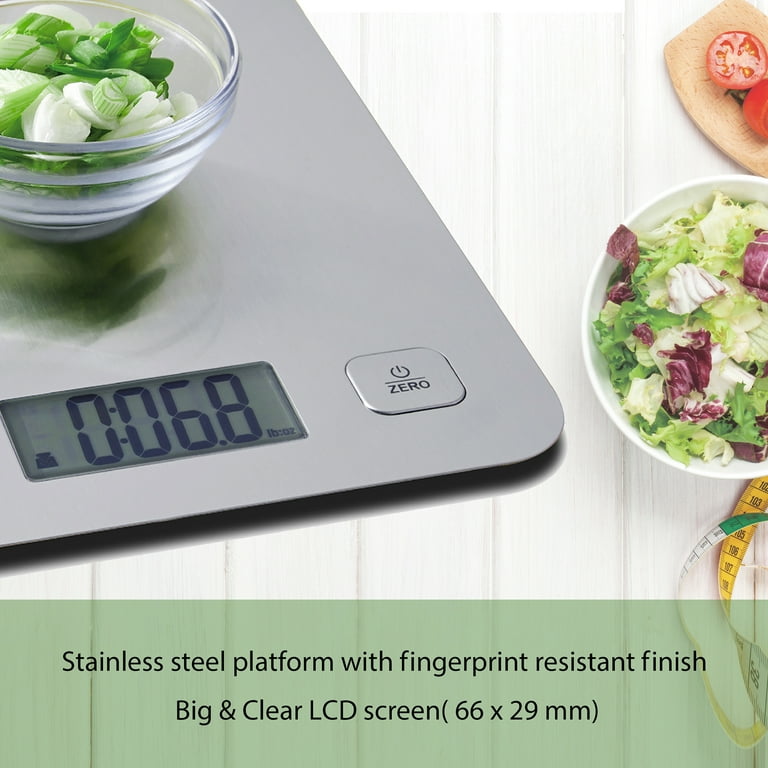 Kitchen Scales Digital Weight Grams and Ounces, MEIYA KF-H8 Food Scale for  Bakers, Candle and Soap Making, Baking Scale with Stainless Steel Large