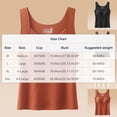 thumbnail image 3 of Fengactive Women's Thickened Warm Tank Top with Shelf Bra Thermal Tank Tops Sleeveless High Stretch Base Vest, 3 of 7