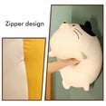 thumbnail image 3 of Almohada de peluche de gato, peluche de gato gordo, almohada de peluche para gatos, almohada para dormir, lindo cojín de peluche de gatito, regalo de peluche suave para niños y novias., 3 of 10