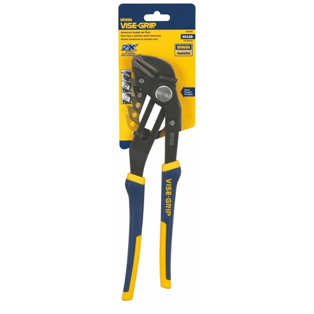 IRWIN Tools VISE-GRIP GrooveLock - Alicates rectos, 30,5 cm (4935098)