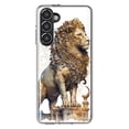 thumbnail image 1 of MUNDAZE Samsung Galaxy S23 Plus Ancient Lion Sculpture Shockproof Clear Hybrid Protective Phone Case Cover, 1 of 5
