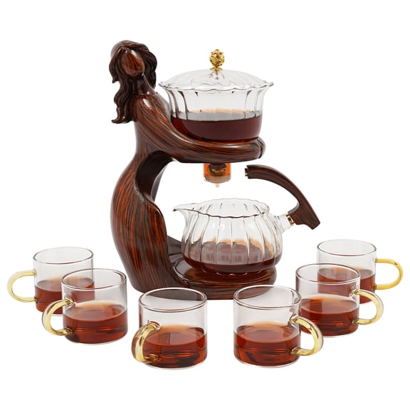 Teapot Set, Semi Automatic Tea Set, Tea Set with 6 Small Cups