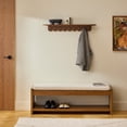 thumbnail image 4 of Wall Hooks, 6 Hook Wood Coat Rack Wall Mounted – Rustic Heavy Duty Coat Hooks for Hanging Towels, Coats, Hats, Keys – Decorative Bathroom Hooks for Entryway, Kitchen, Living Room by PALIFEUR, 4 of 10