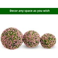 thumbnail image 7 of Rugerasy 2PC 17.7 Inch Topiary Balls,Artificial Topiary Flower Balls for Home Outdoor and Indoor Decor,Pink, 7 of 7