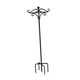 thumbnail image 3 of Gancho de pastores para poste alimentador de pájaros al aire libre, soporte de Metal con perchas dobles para colgar linterna, decoración de boda, Altura 193cm, 3 of 9