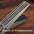 thumbnail image 3 of Langgg Onion Scissors Plastic Paper Scissor Multifunctional Stainless Steel Kitchen Tools Household Barbecue Vegetable Chopped Tool, 3 of 8