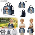thumbnail image 5 of Xoenoiee Wolf Moon Forest Tree Snowfield Print 3 Piece Backpack Elementary Preschool School Bag with Lunch Box Pencil Case for Girls Boys Lightweight Bookbag Large Capacity Bagpack Daypack Rucksack, 5 of 6