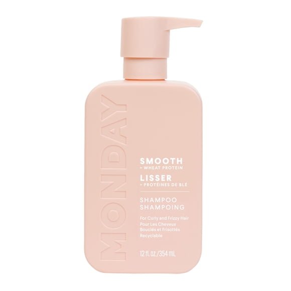 MONDAY Haircare SMOOTH Shampoo with Wheat Protein & Avocado Oil for Frizz-Prone Hair