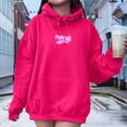 thumbnail image 3 of Sudadera con capucha y cordón para mujer, sudadera con cordón, tops casuales para mujer L, 3 of 9