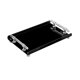thumbnail image 4 of Bandeja rectangular para servir, bandeja acrílica para servir, ideal para oficina, hogar y comedor. Negro S, 4 of 9
