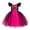 Hot Pink, variant on Girls Dresses Children Gradient Color Fly Sleeve Mesh Tutu Dress Stylish Party Evening Wedding Princess Dress Size 18 M-24 M