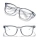 thumbnail image 2 of Gafas de seguridad antivaho, gafas con bloqueo de luz azul, gafas de seguridad antipolen para mujeres y hombres, gafas antisol, 2 of 5