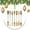 Pattern-4, variant on Christmas Ceramic Ornament Vintage Style Oars Illustrations Circle Ornament Retro Oars Decoration Personalized Christmas Ornaments Holiday Present