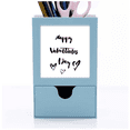 thumbnail image 1 of Happy Valentine Heart Quote Style Desk Supplies Organizer Pen Holder Card, 1 of 3